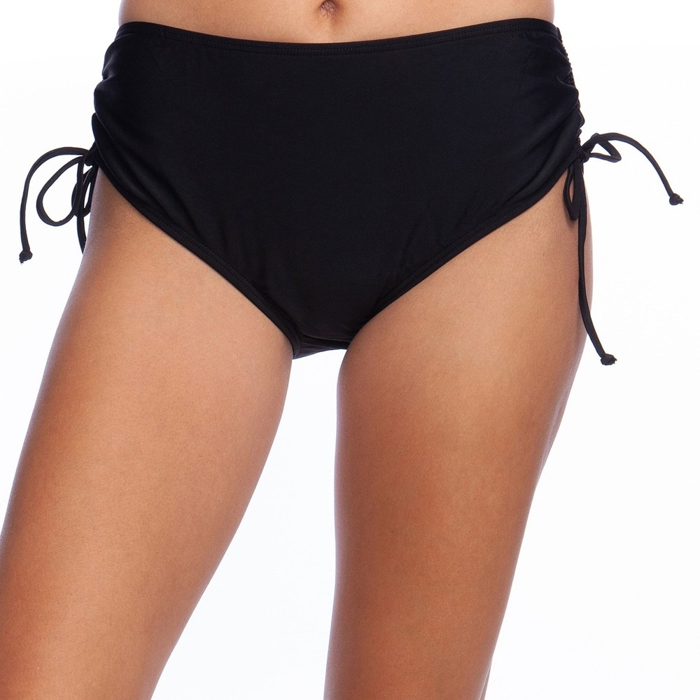 24th & Ocean Black Tummy Control Swim Bottom 22W